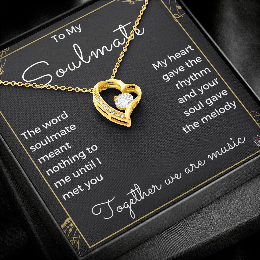 To Soulmate- Together We Are Music - Forever Love Necklace
